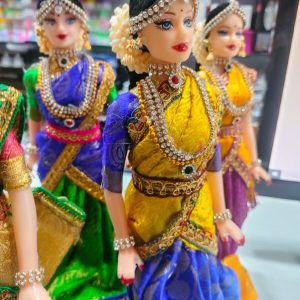 Doll Female Half Saree 11″ inch – Traditional Dolls puberty
